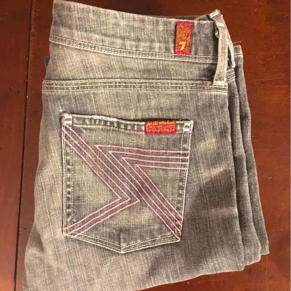 7 for all mankind jeans 27 bootcut